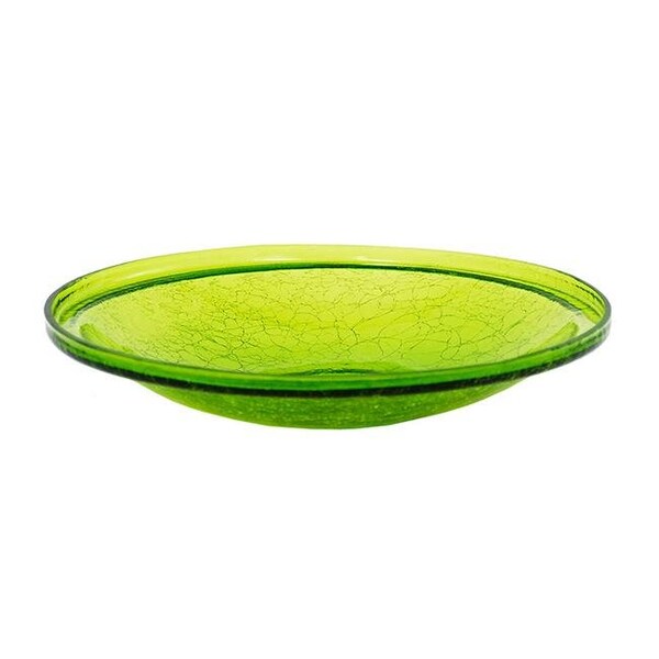 Achla Designs Achla CGB-14FG 14 in. Fern Green Crackle Glass Bowl CGB-14FG - main